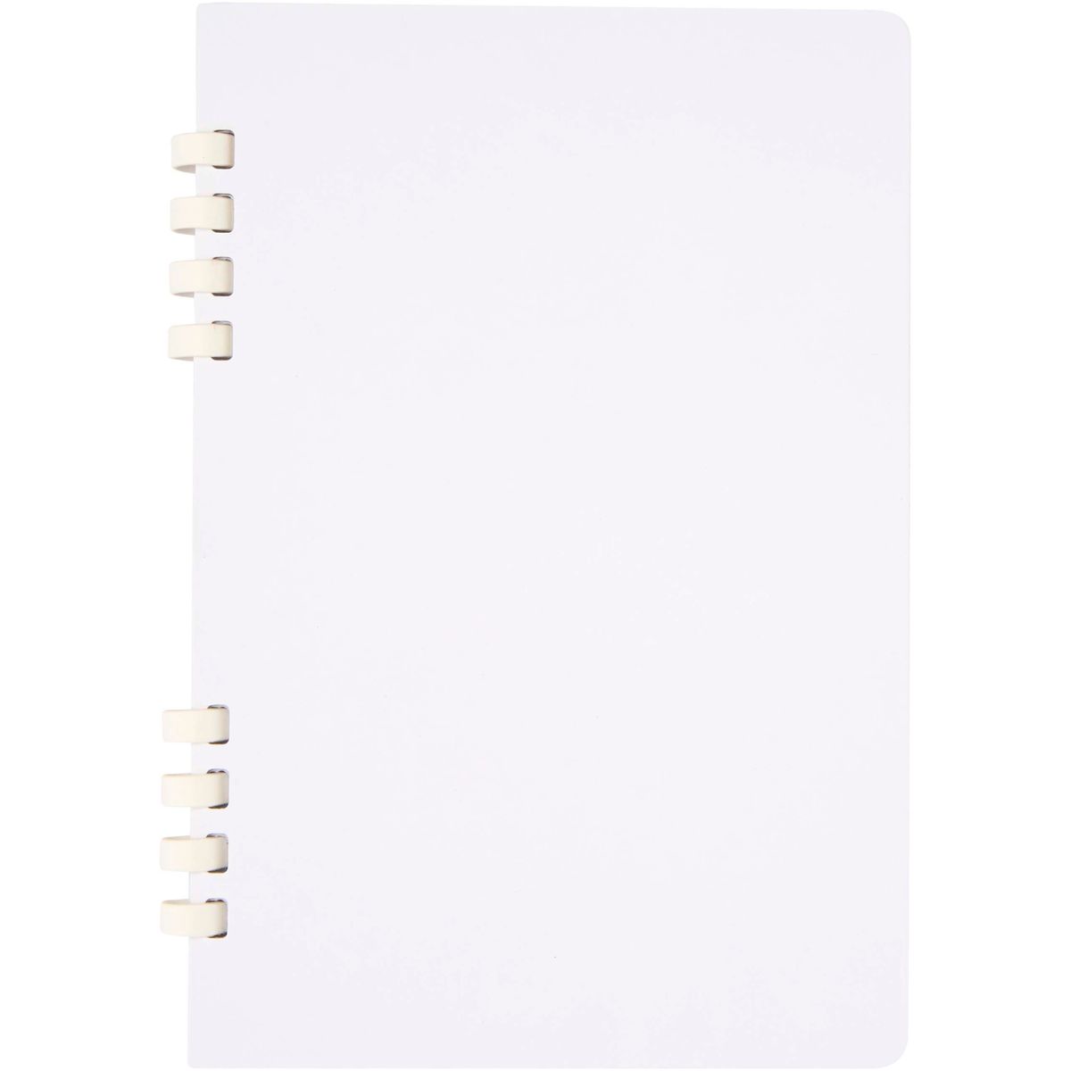 Gerecyclede spiraalnotitieboeken met harde kaft, 14,2 x 21,1 cm