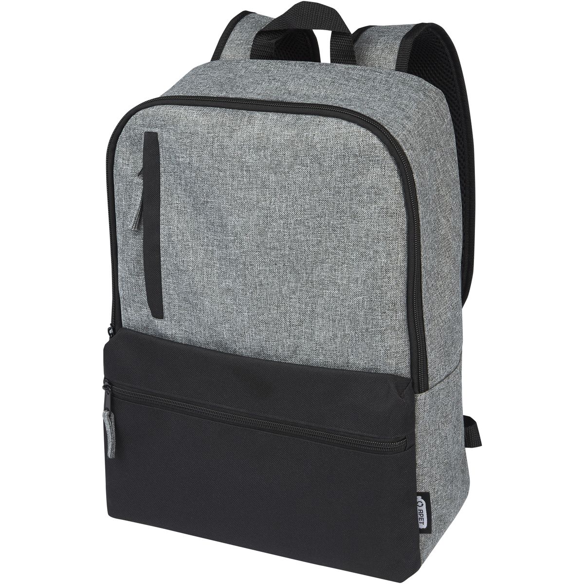 Gerecyclede tweekleurige laptoprugzakken 15 inch, 14 liter