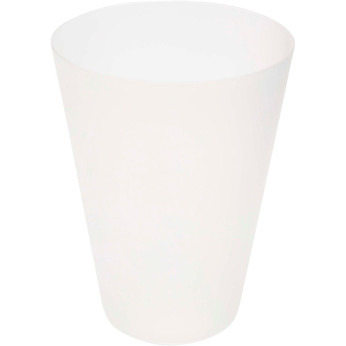 Herbruikbare kunststof bekers 300 ml met matte afwerking