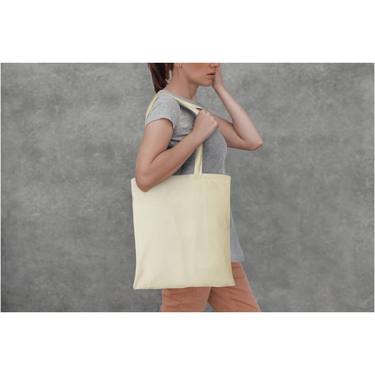 Katoenen draagtassen 180 g/m², 7 liter