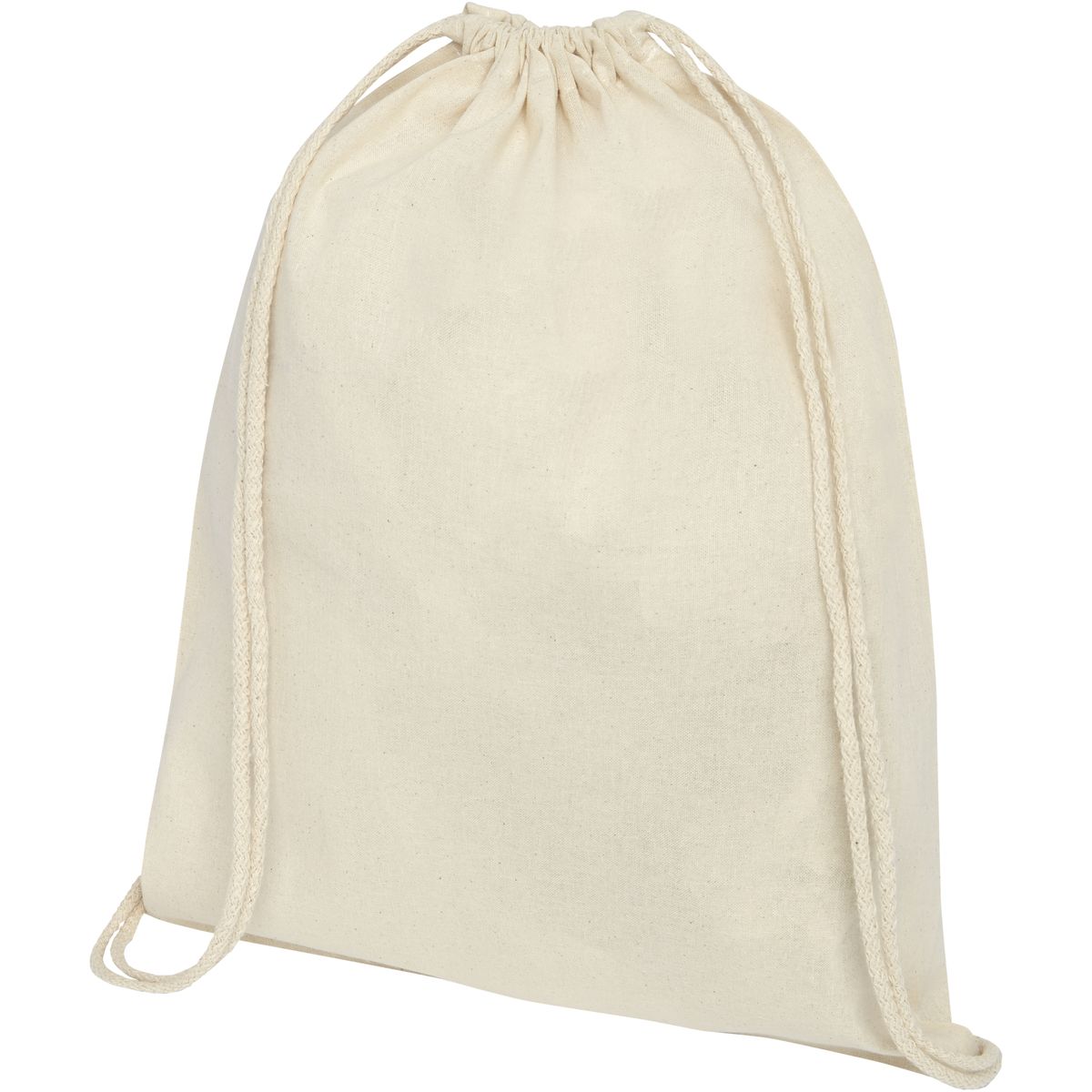 Katoenen rugzakken met trekkoord, 100 g/m², 5 liter
