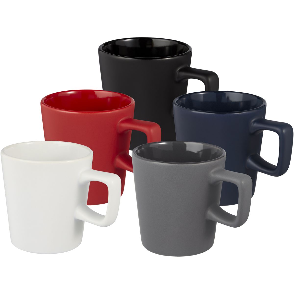 Keramische mokken 280 ml met matte afwerking
