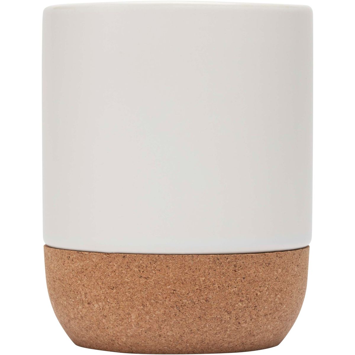 Keramische mokken 300 ml met kurkdetail en matte afwerking