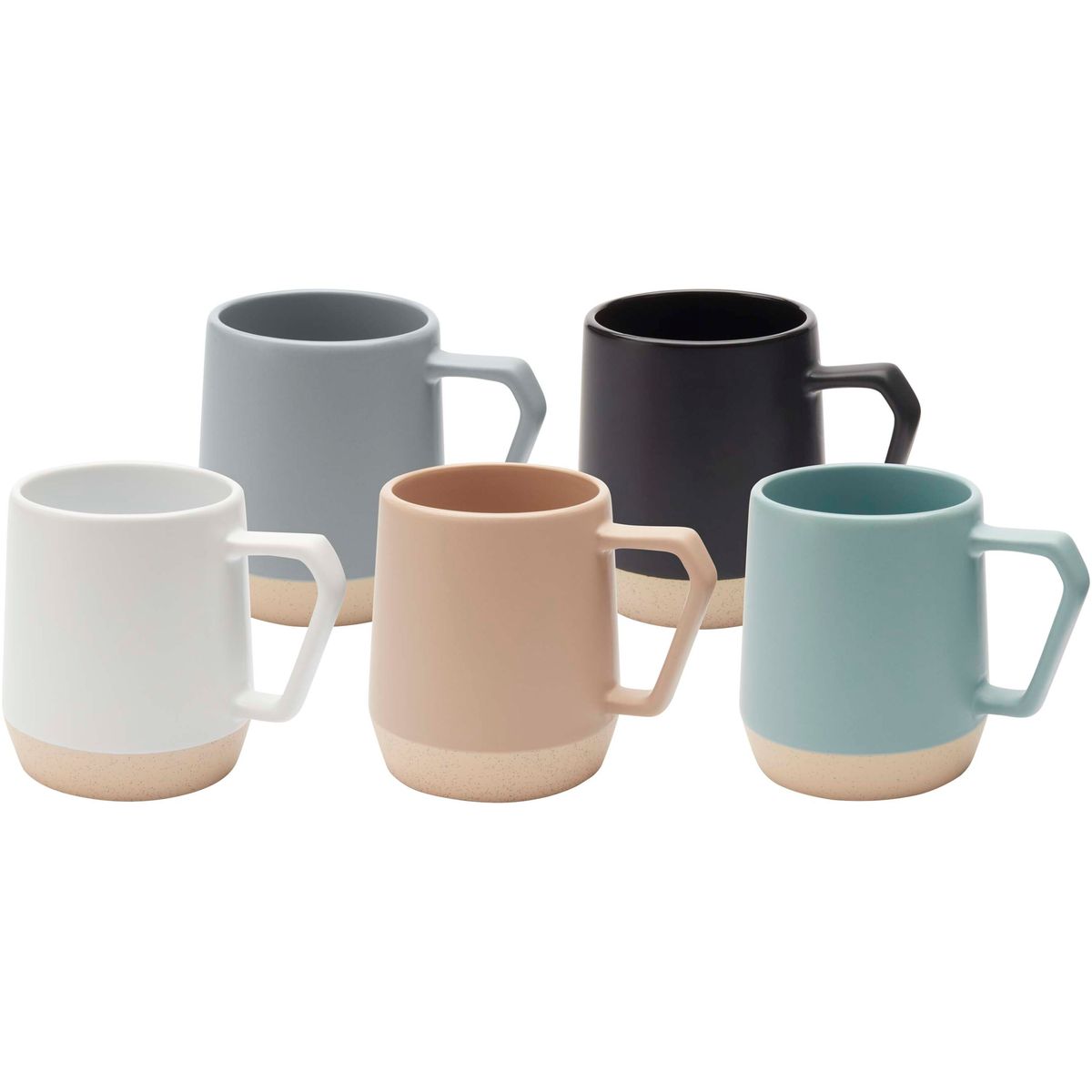 Keramische mokken 300 ml met matte afwerking
