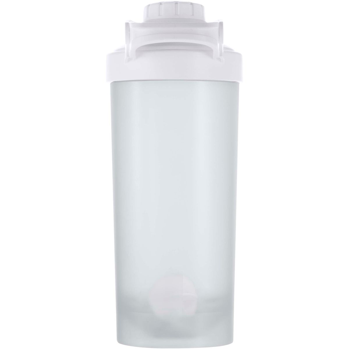 Kunststof sportflessen 700 ml met shakerbal