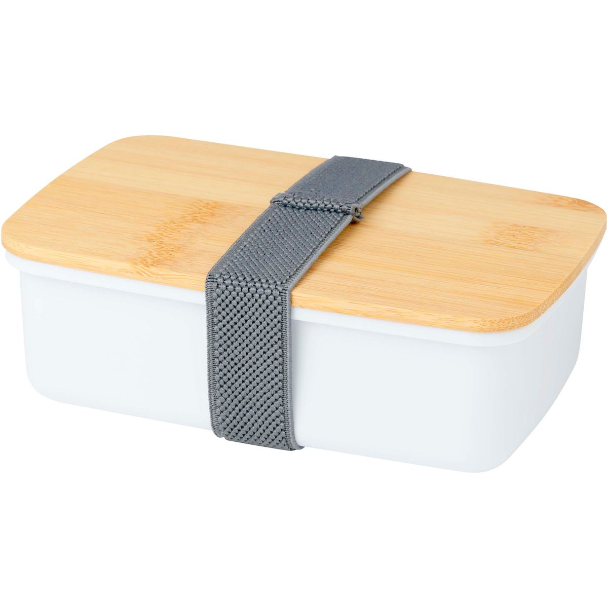 Lunchtrommels 500 ml van gerecycled kunststof en bamboe