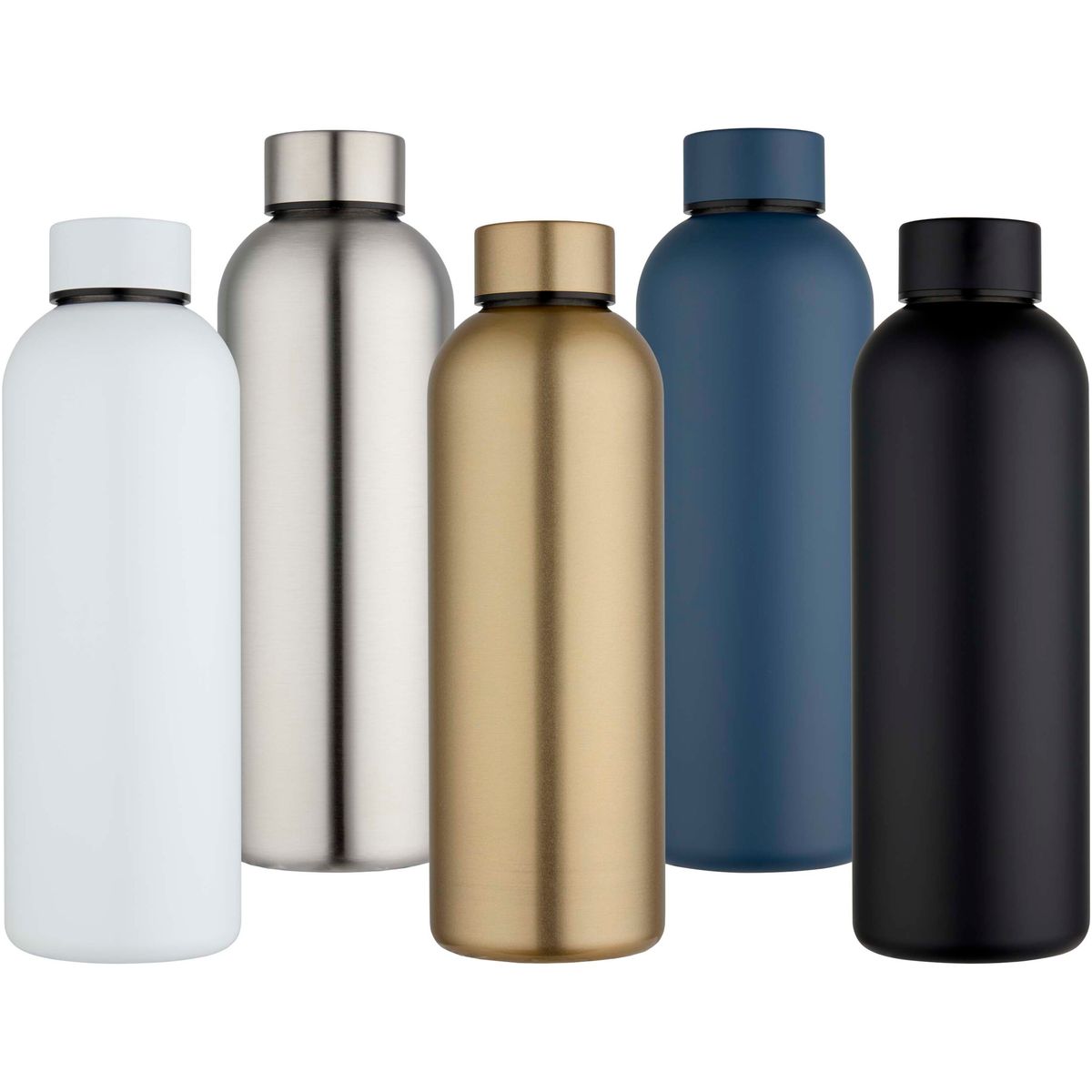 Matte gerecyclede RVS-drinkflessen 750 ml, enkelwandig