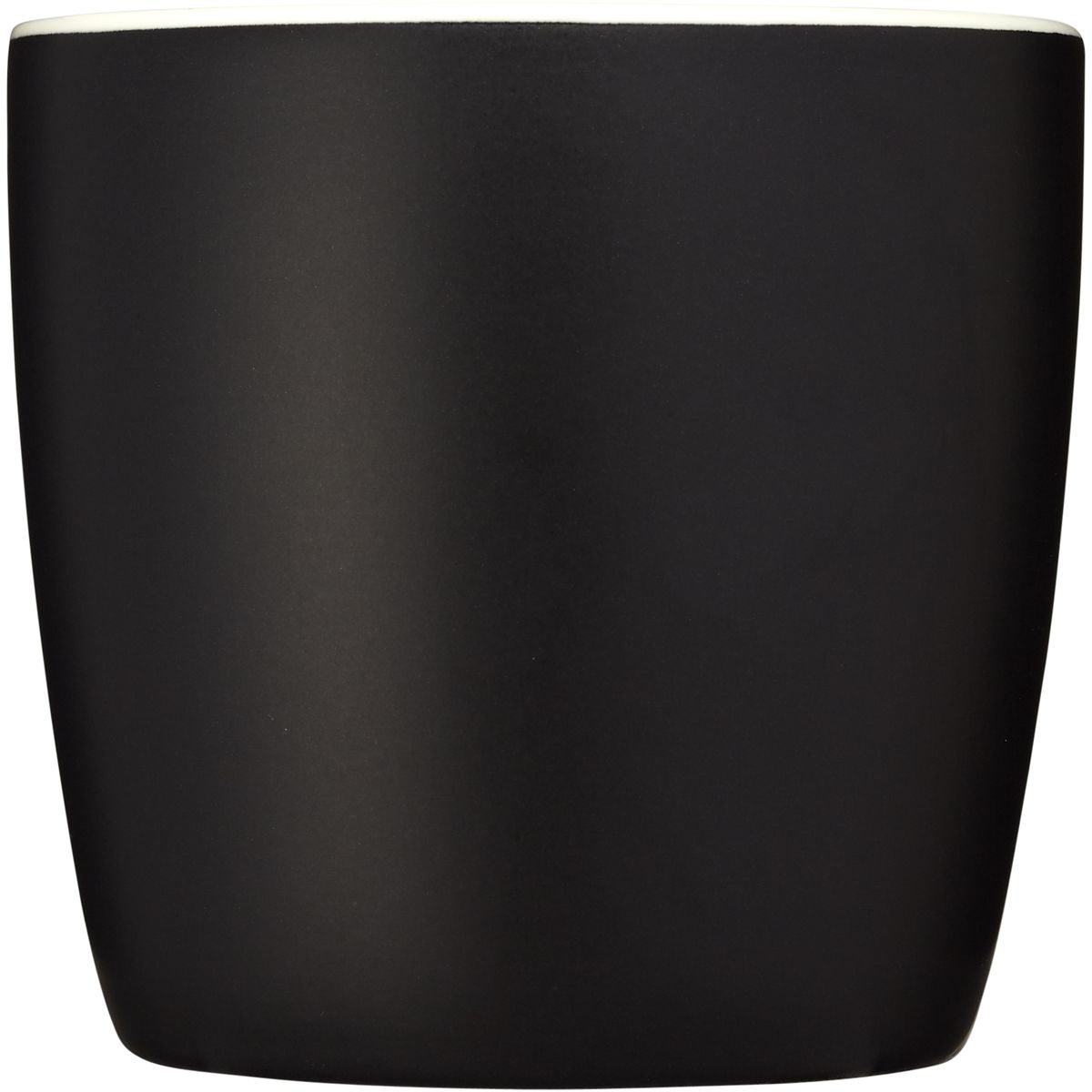 Matte keramische mokken 320 ml met gekleurde binnenkant