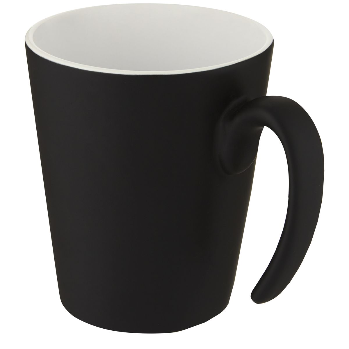 Matte keramische mokken 360 ml met glanzende binnenkant