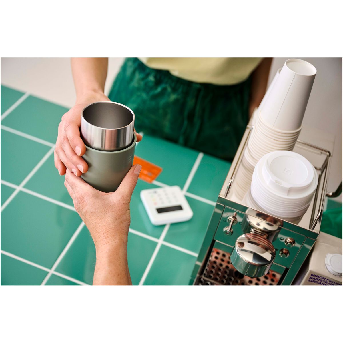Mepal koffiebekers to go 300 ml van gerecycled RVS