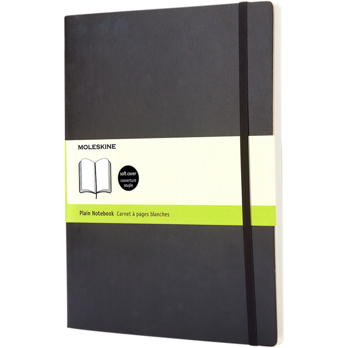 Moleskine blanco notitieboeken met zachte kaft, 19 x 25 cm