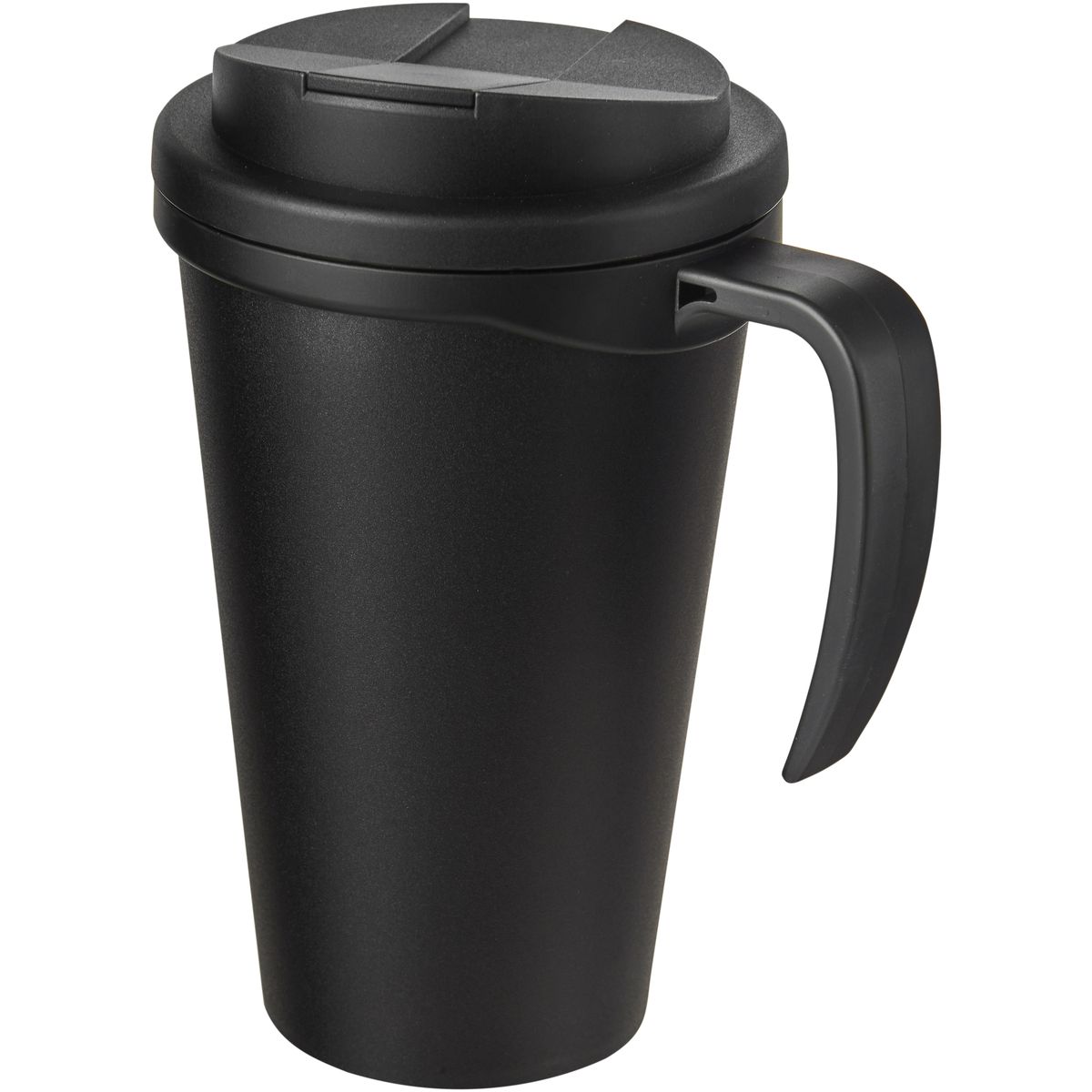 Morsbestendige kunststof mokken 350 ml met handgreep