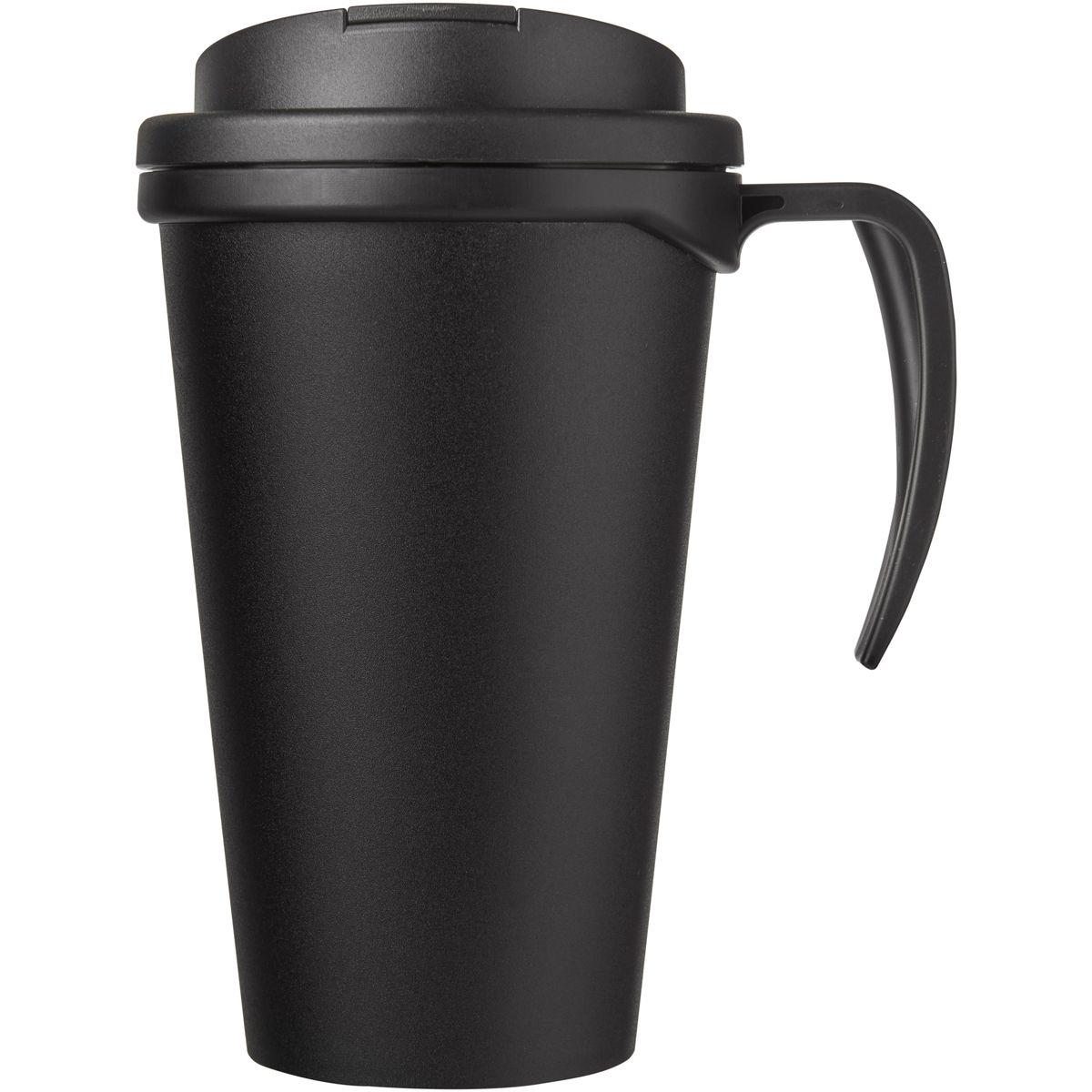 Morsbestendige kunststof mokken 350 ml met handgreep