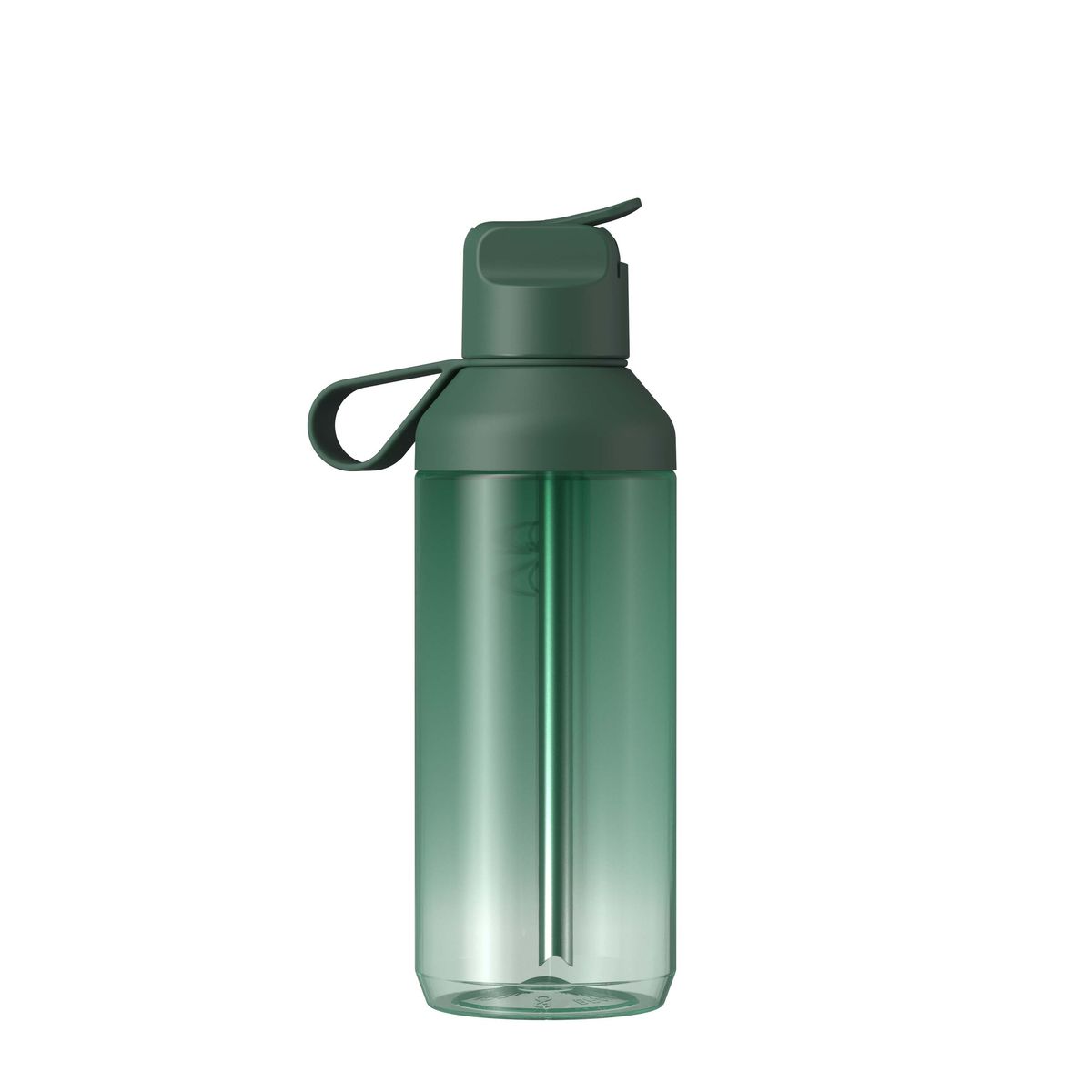 Ocean Bottle transparante waterflessen 710 ml met rietjesdeksel
