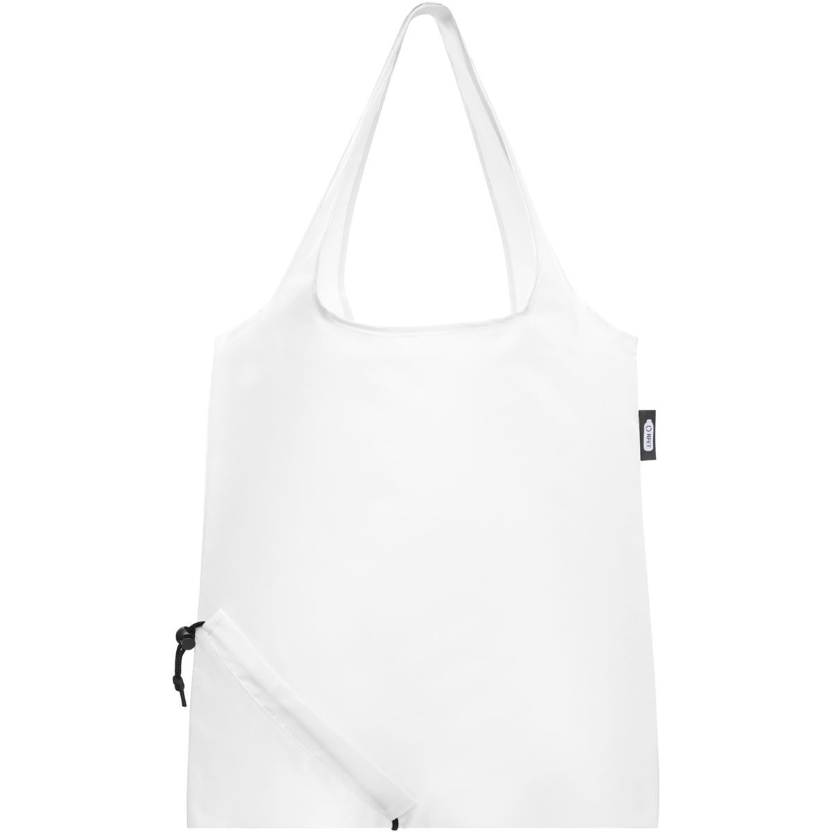 Opvouwbare draagtassen van gerecycled polyester, 7 liter
