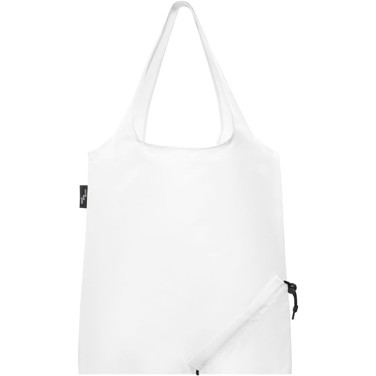 Opvouwbare draagtassen van gerecycled polyester, 7 liter