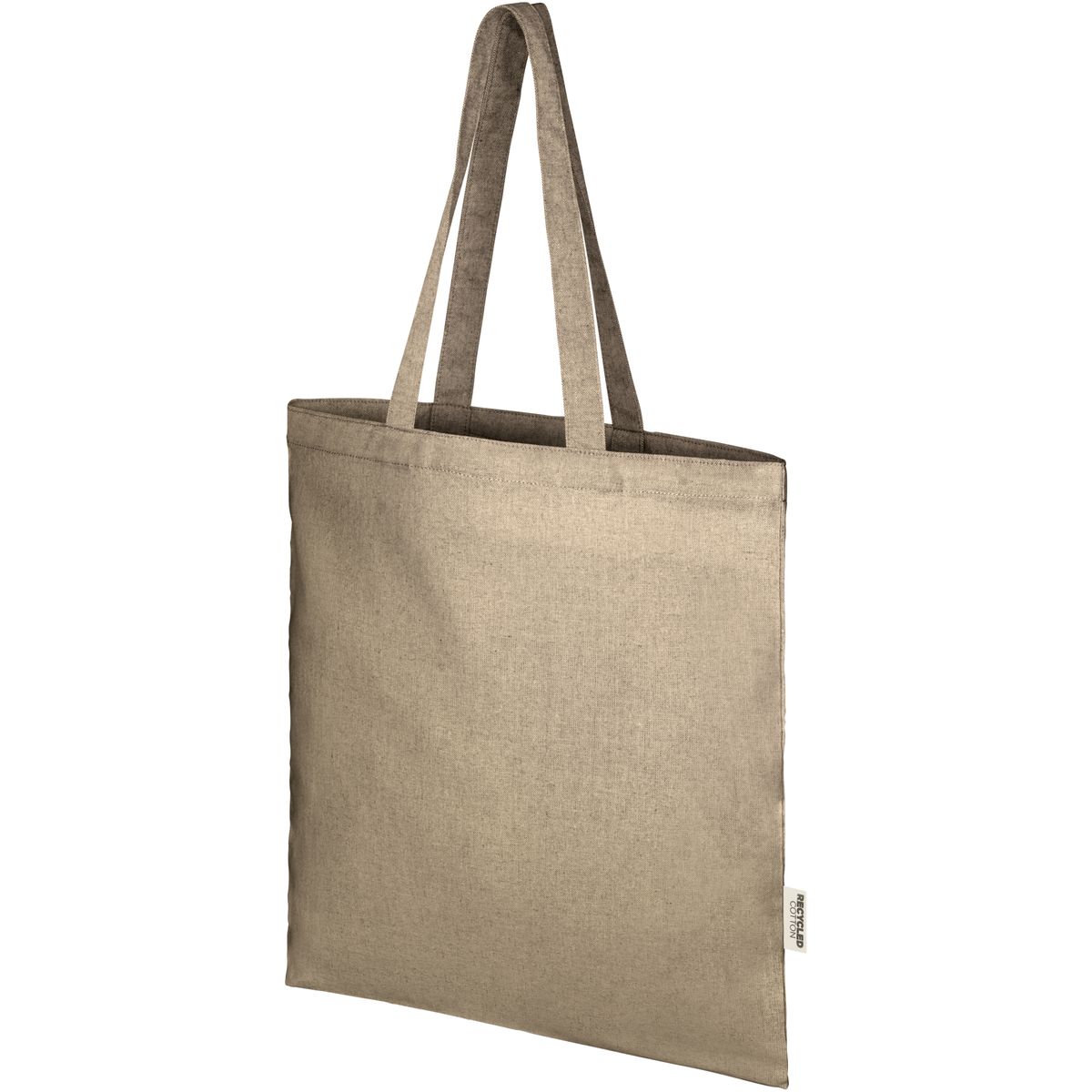 Opvouwbare gerecyclede draagtassen 150 g/m², 38 x 42 cm