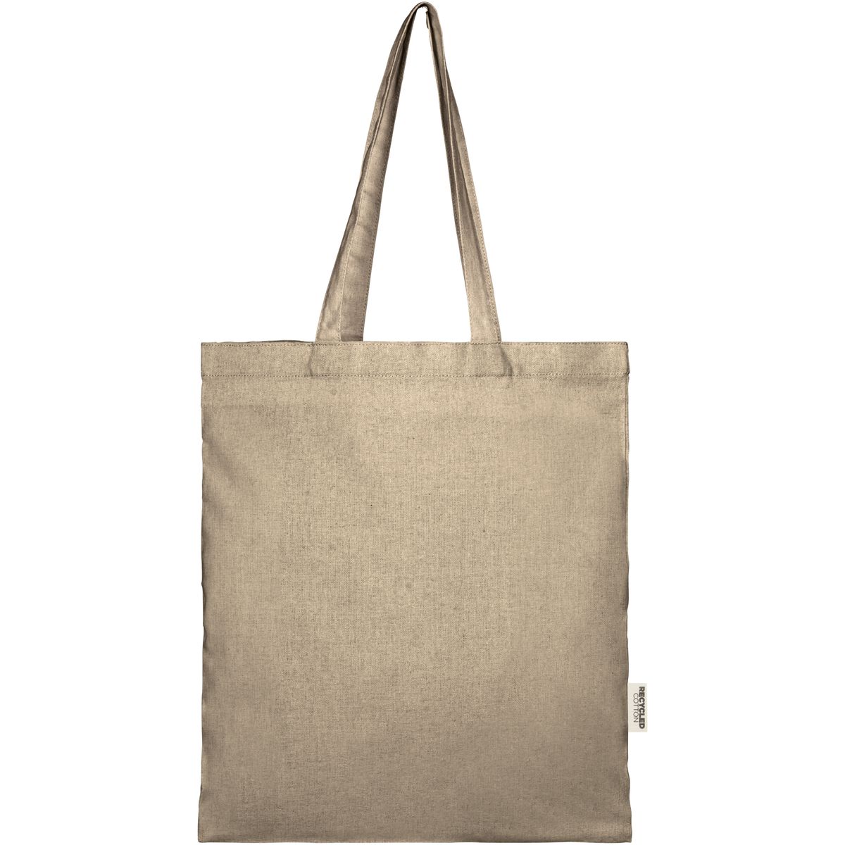Opvouwbare gerecyclede draagtassen 150 g/m², 38 x 42 cm