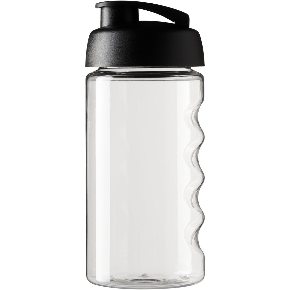 PET-sportflessen 500 ml met vingergreep en flipcapdeksel