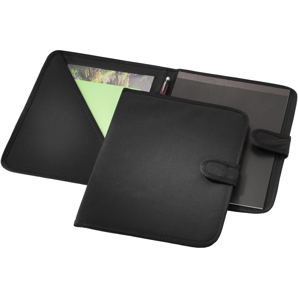 Polyester A4-schrijfmappen met klittenbandsluiting