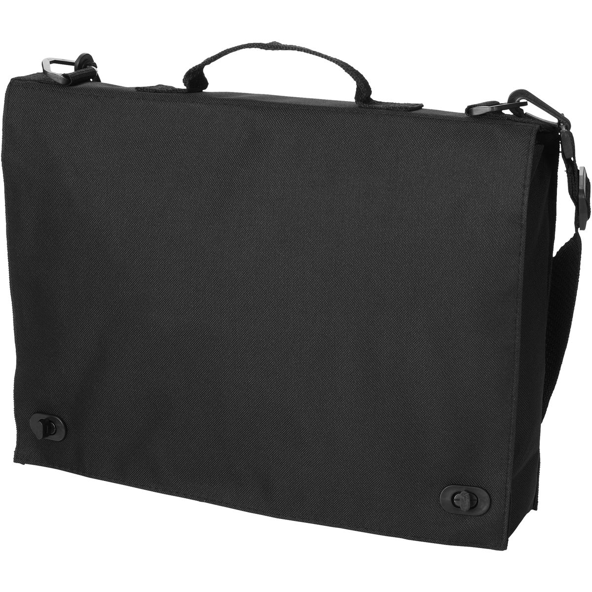 Polyester conferentietassen met gespsluiting, 6 liter