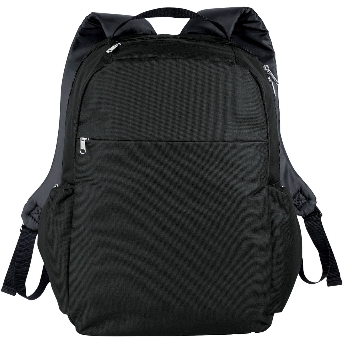 Polyester laptoprugzakken 15 inch met dubbel hoofdvak, 15 liter