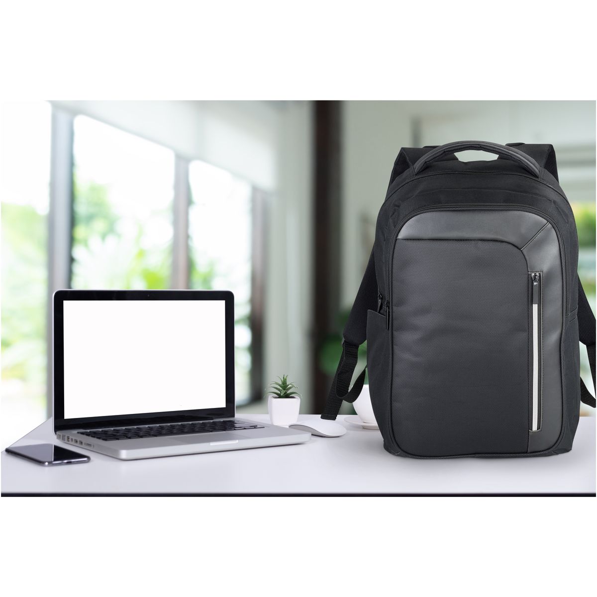Polyester laptoprugzakken 15 inch met RFID-bescherming, 16 liter