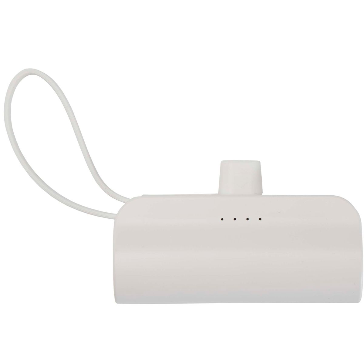 Powerbanks 5000 mAh met klapstandaard en 2-in-1-kabel