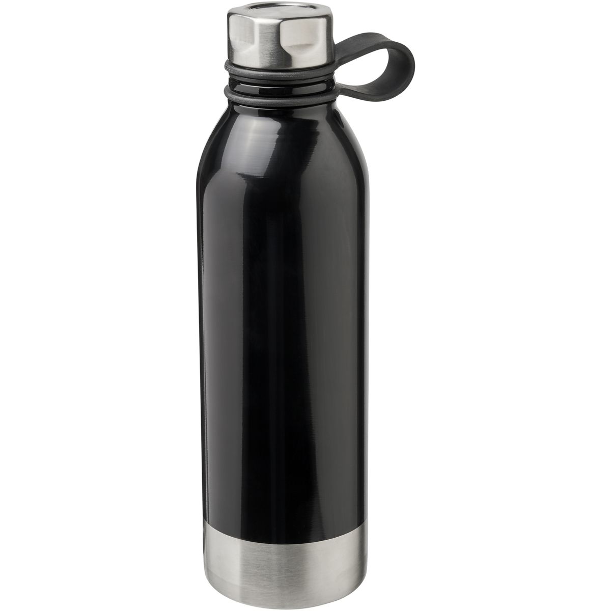 RVS-drinkflessen 740 ml met siliconen draaglus