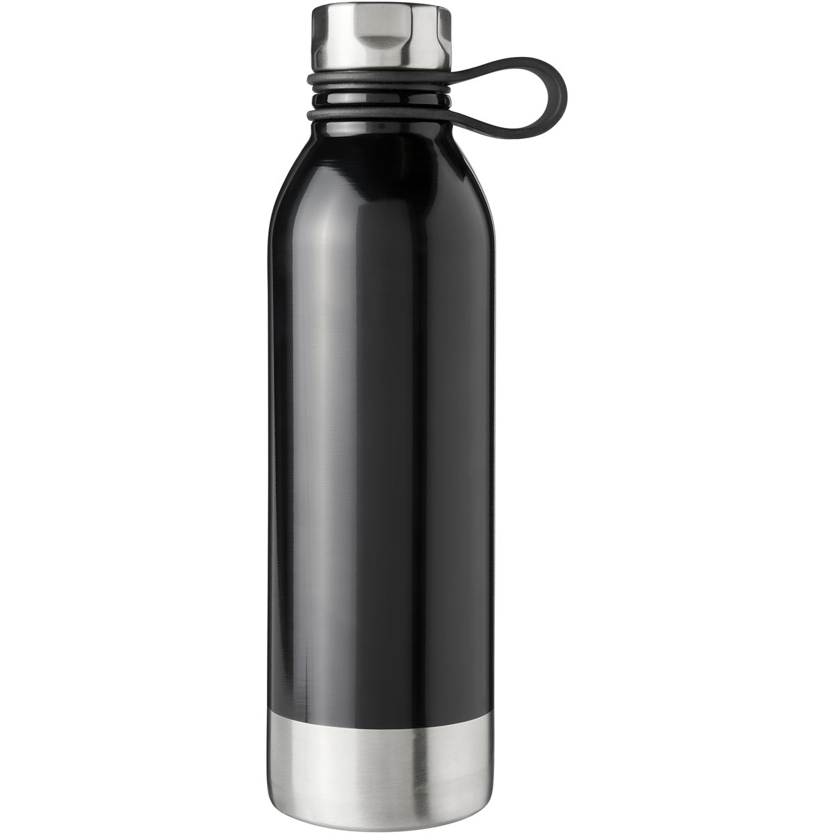 RVS-drinkflessen 740 ml met siliconen draaglus