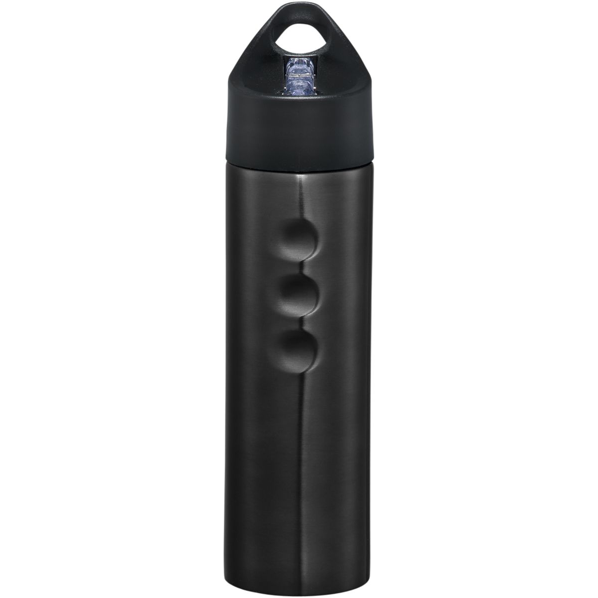 RVS-sportflessen 750 ml met drinktuit en vingergrepen