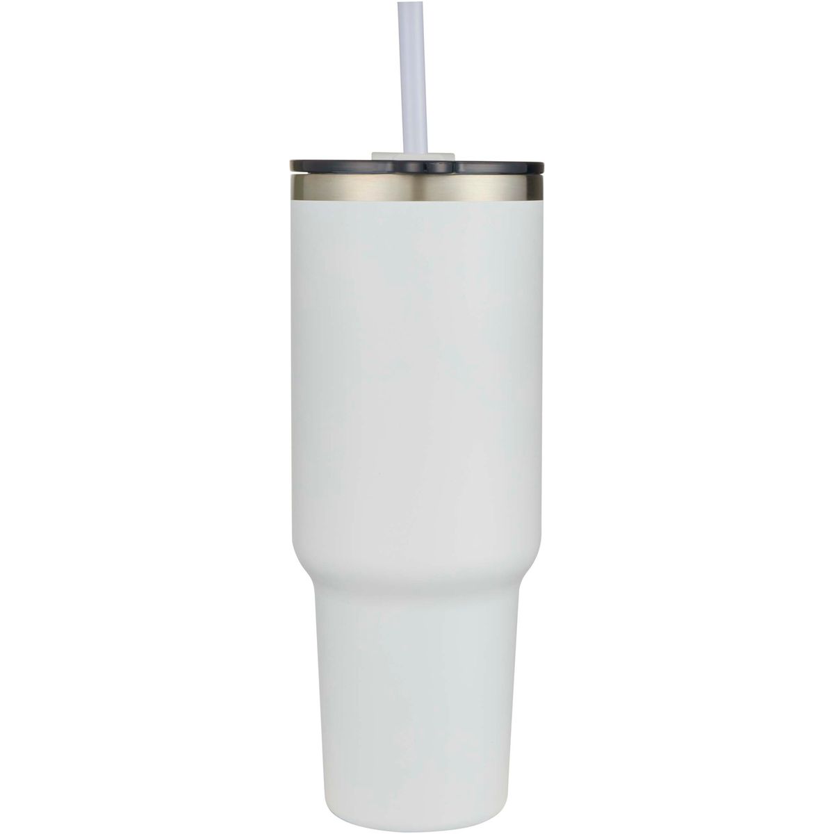 RVS-thermosbekers 1200 ml met koper-vacuümisolatie en rietje