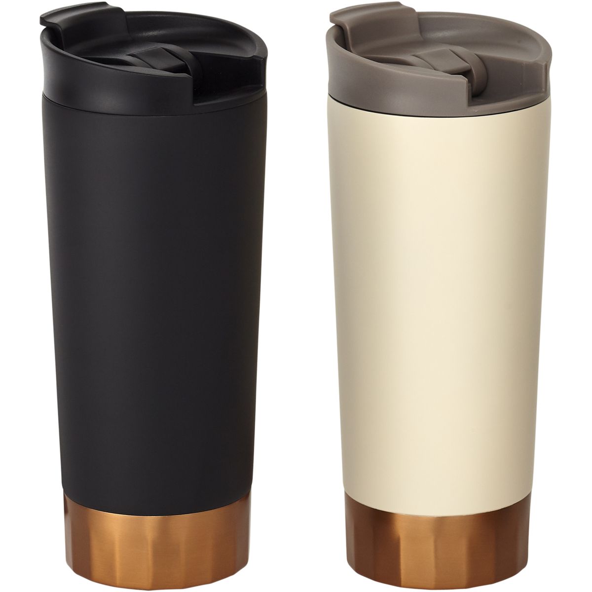 RVS-thermosbekers 500 ml met koper-vacuümisolatie