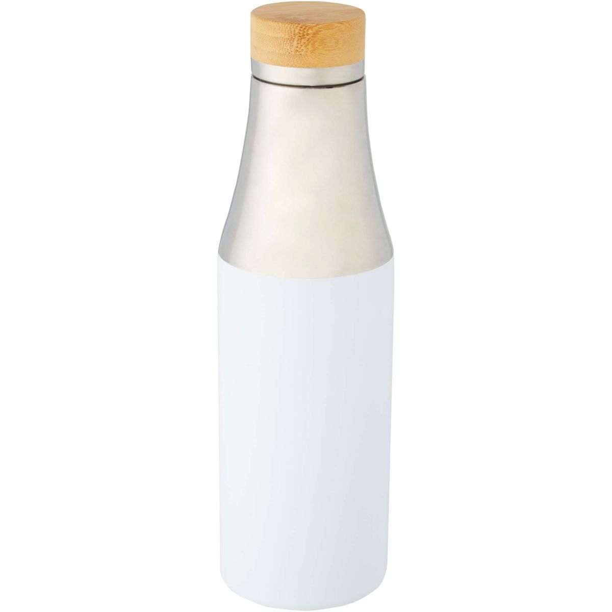 RVS-thermosflessen 540 ml met koper-vacuümisolatie en bamboedetail