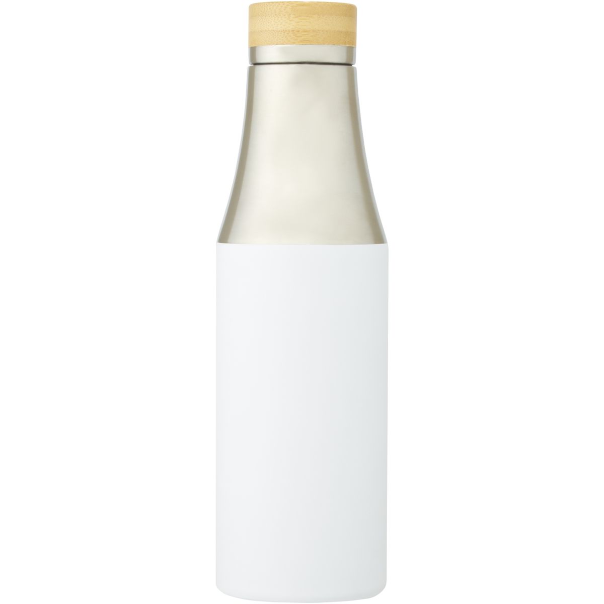 RVS-thermosflessen 540 ml met koper-vacuümisolatie en bamboedetail