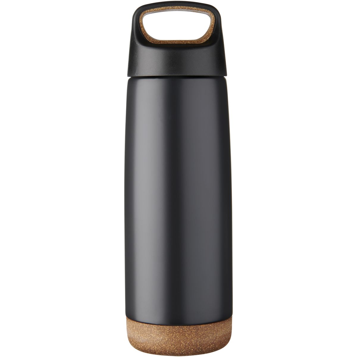 RVS-thermosflessen 600 ml met koper-vacuümisolatie en kurkdetails