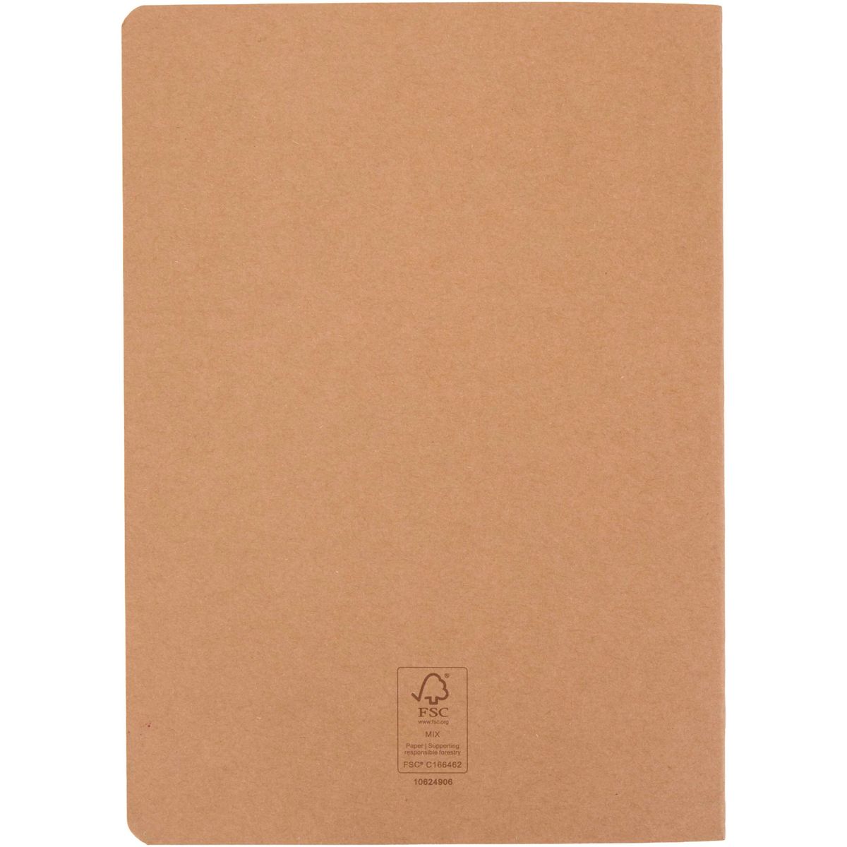 Schriften met kraftkartonnen kaft, 32 gelinieerde vellen, 14 x 20,5 cm