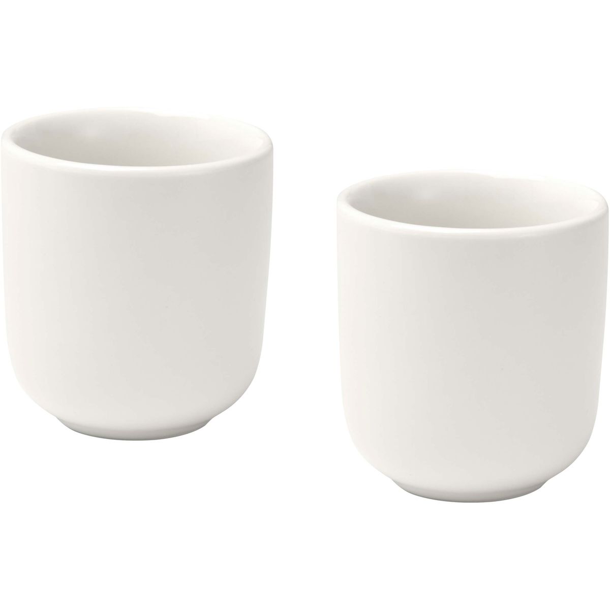 Sets van 2 keramische espressokopjes 90 ml met matte afwerking