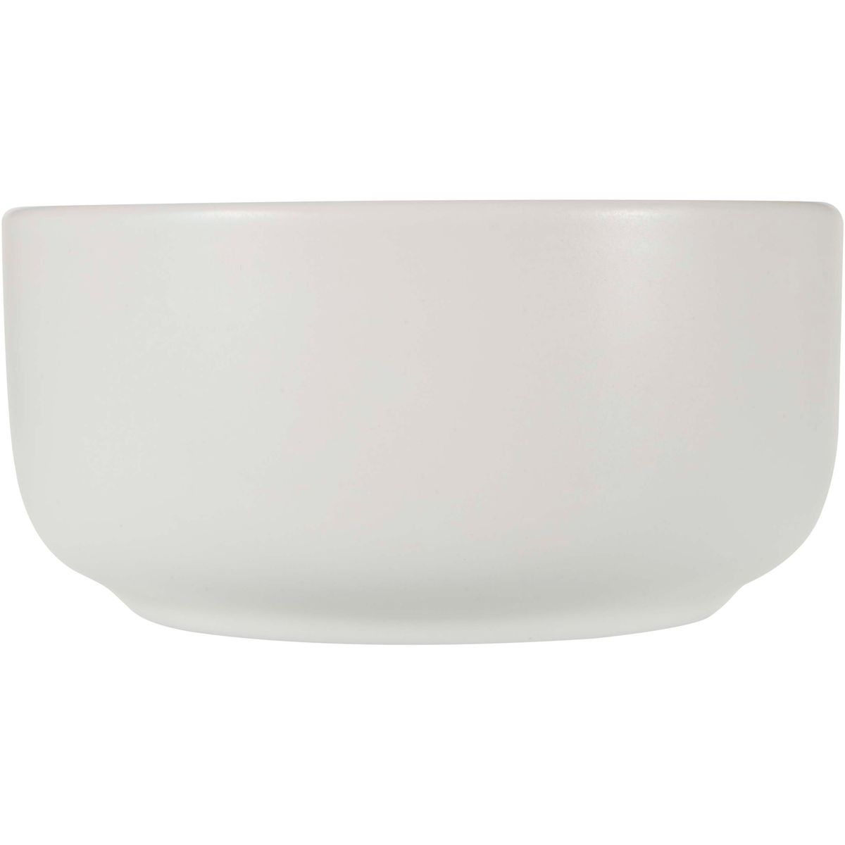 Sets van 2 keramische schalen 210 ml met acaciahouten dienblad