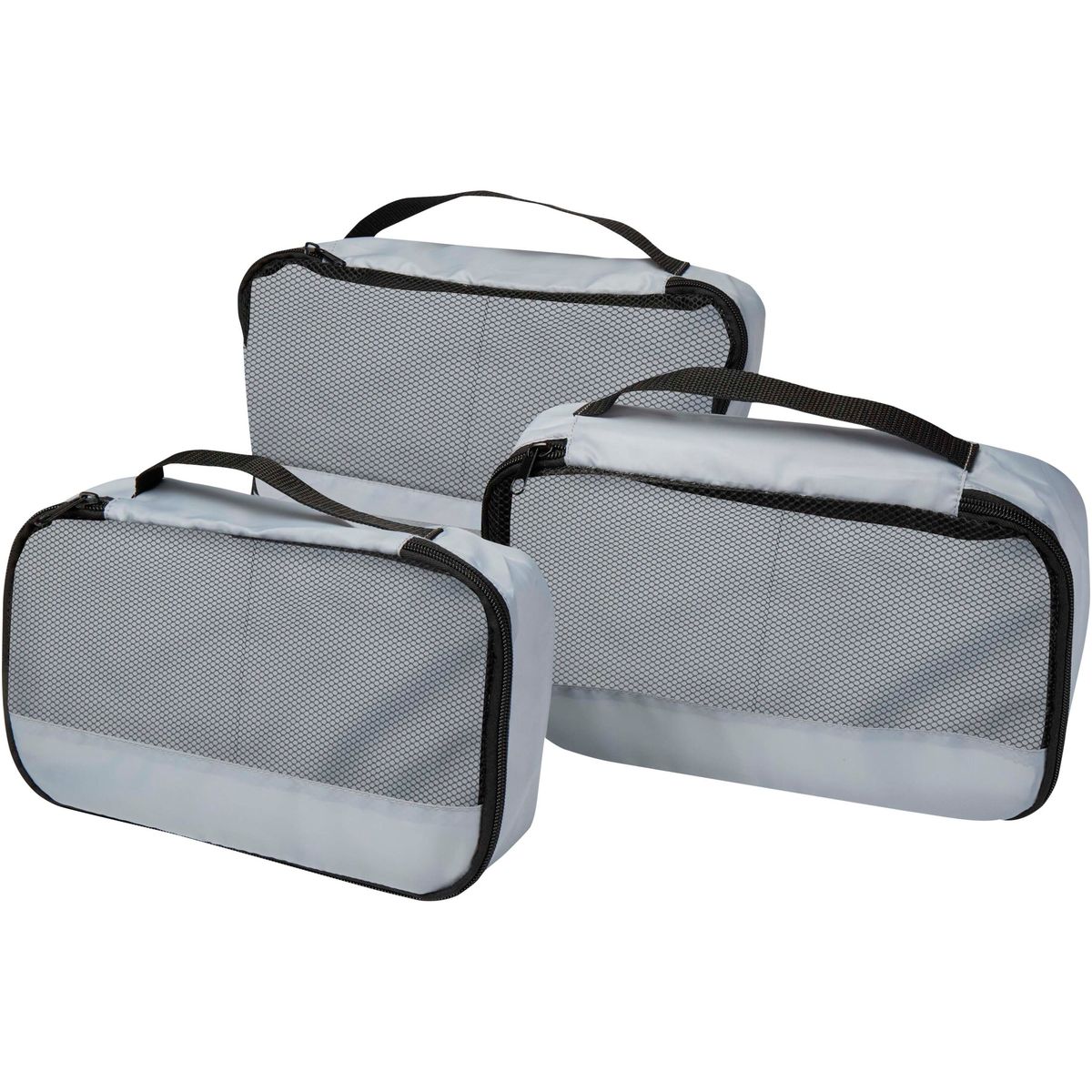 Sets van 3 gerecyclede bagage-organizers