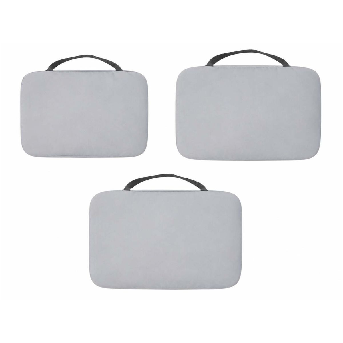 Sets van 3 gerecyclede bagage-organizers