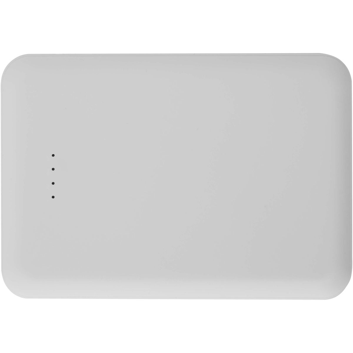 Slanke powerbanks 5000 mAh van deels gerecycled kunststof