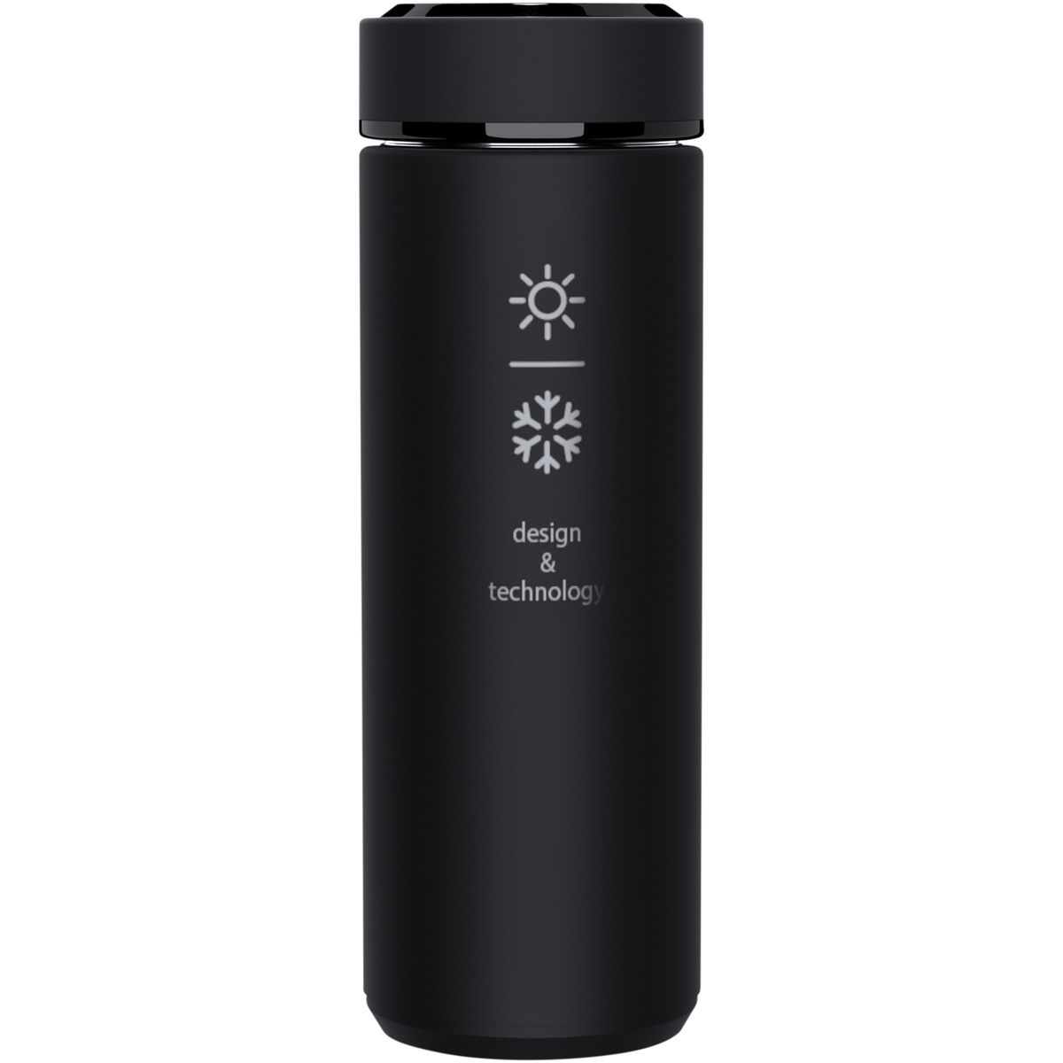 Slimme geïsoleerde RVS-flessen 450 ml met temperatuursensor