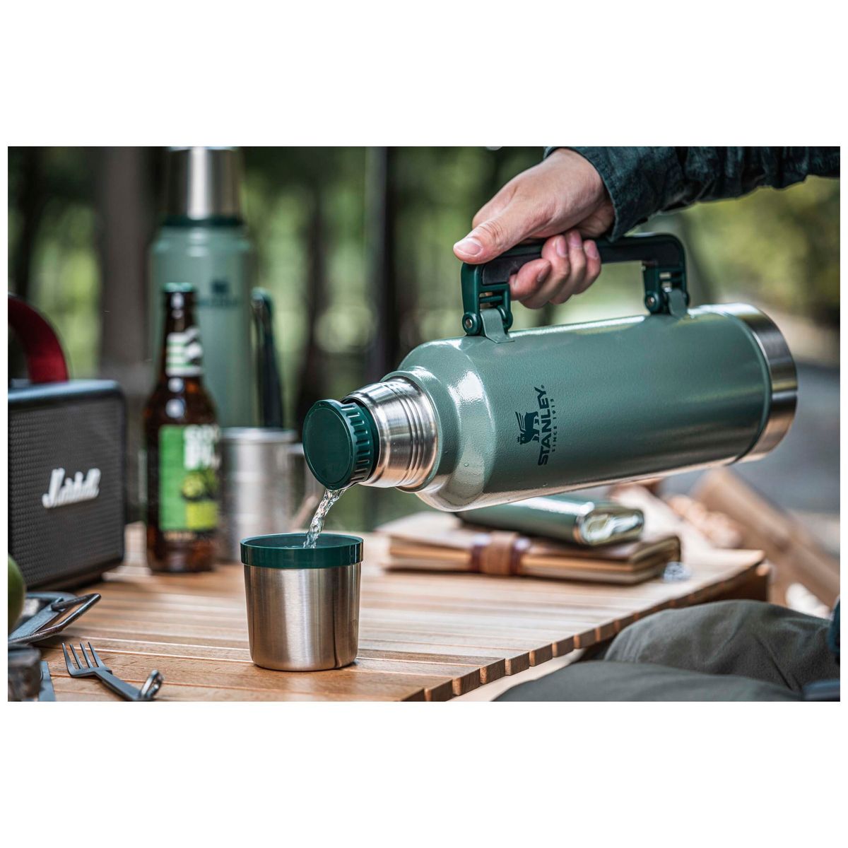 Stanley 1913 RVS-thermosflessen 1 liter met deksel als drinkbeker