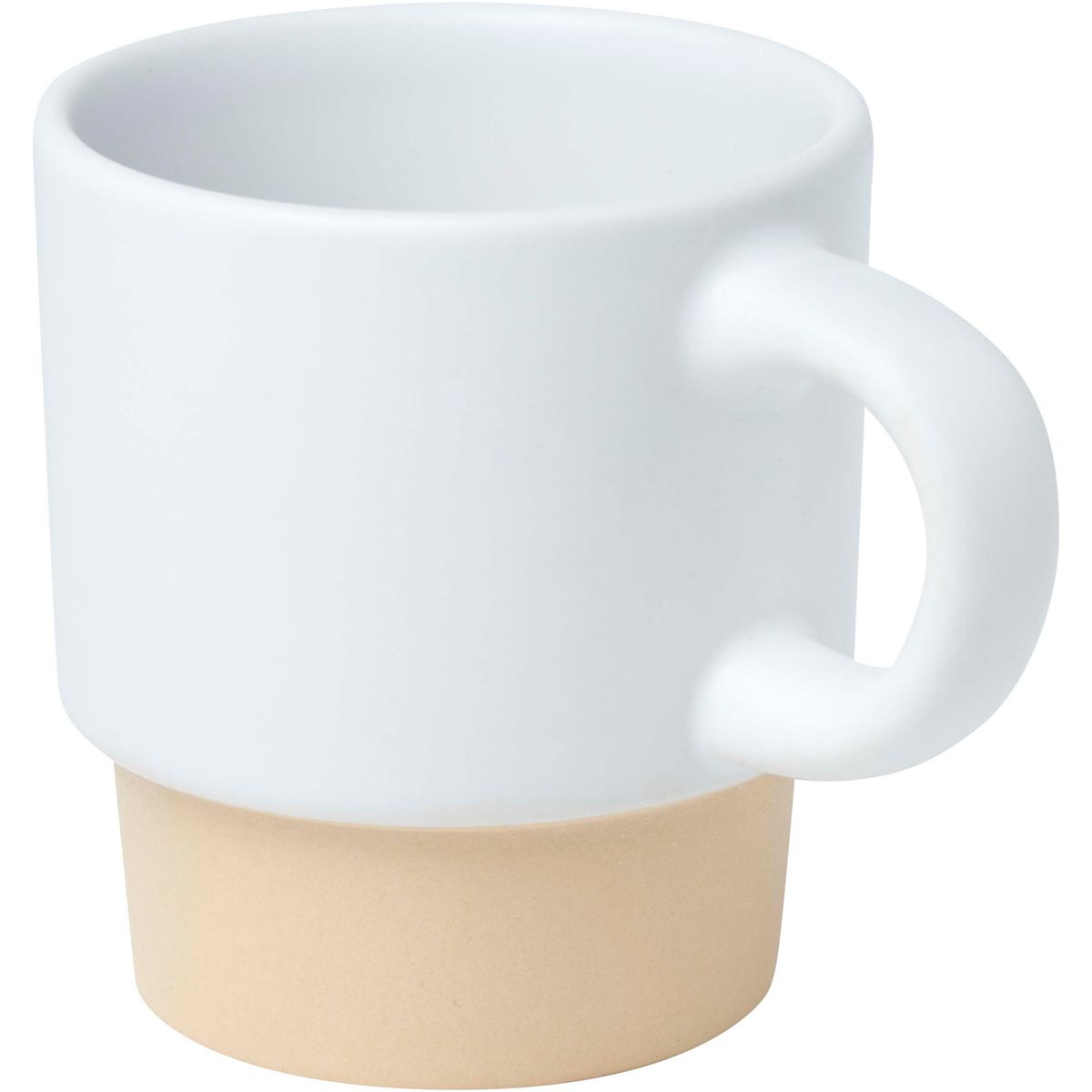 Stapelbare keramische espressokopjes 130 ml met matte afwerking
