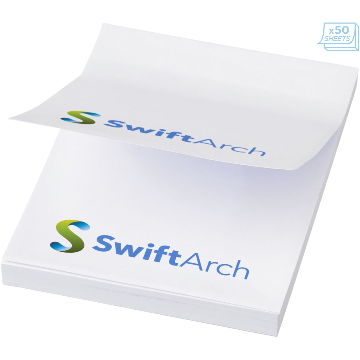 Sticky notes 50 x 75 mm, 80 g/m²