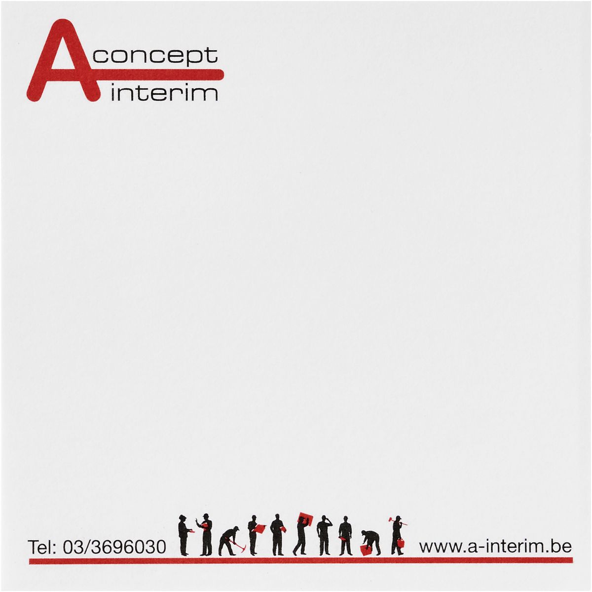 Sticky notes 75 x 75 mm, 80 g/m²