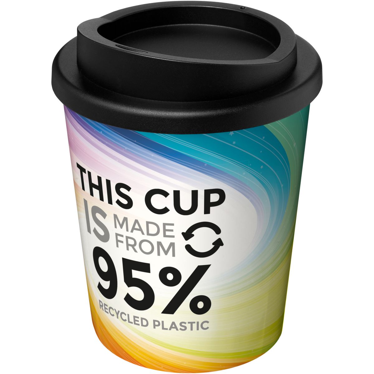 Thermosbekers 250 ml van 95% gerecycled kunststof