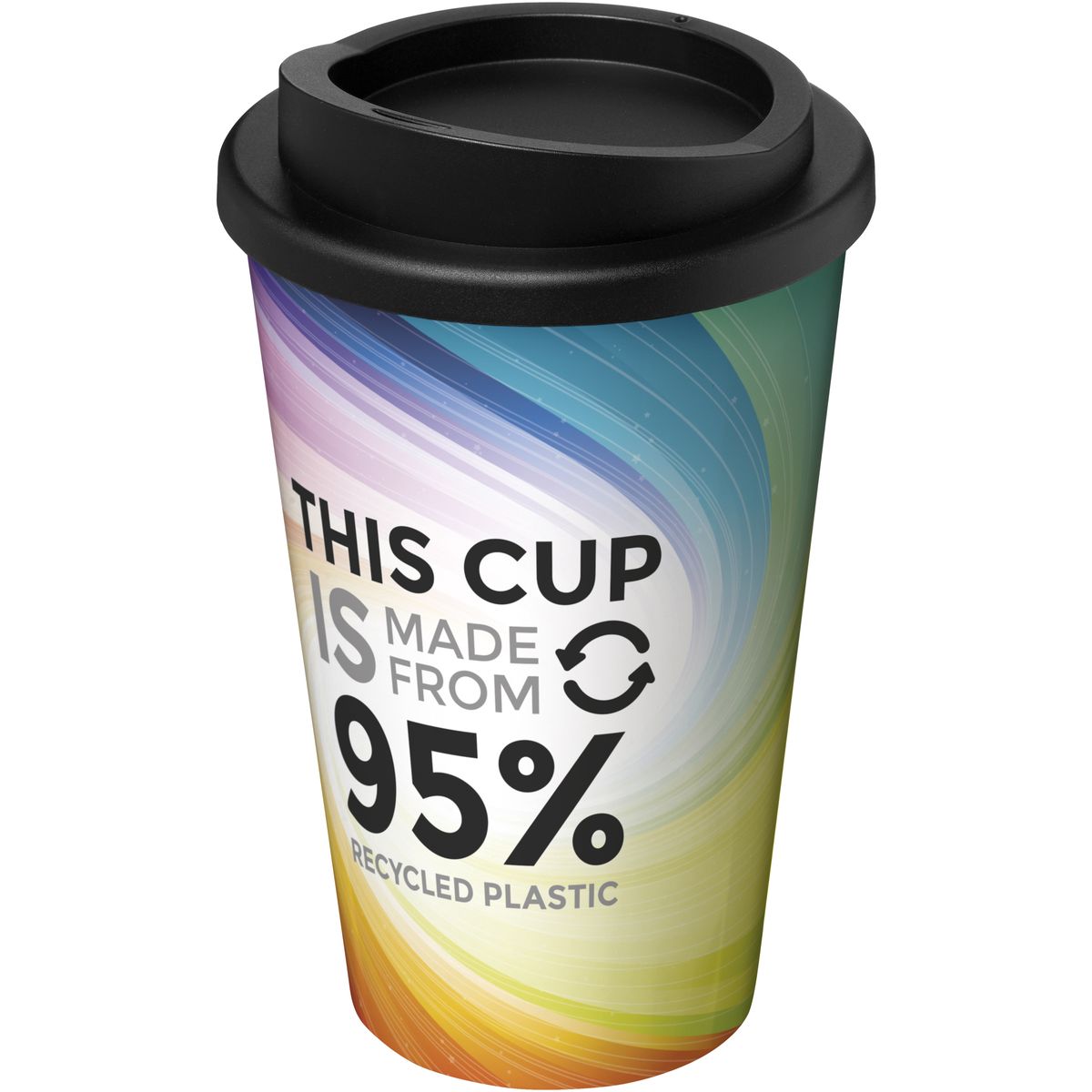 Thermosbekers 350 ml van 95% gerecycled kunststof