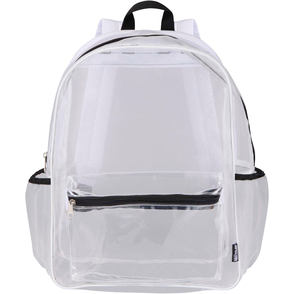 Transparante rugzakken van gerecycled mesh, 18 liter